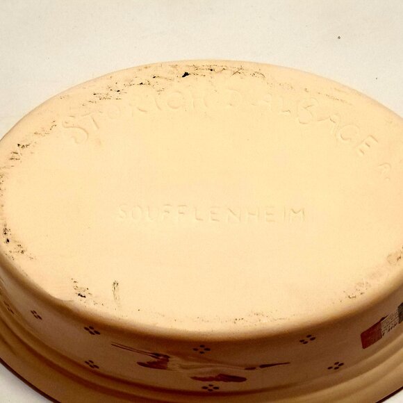 Vintage Soufflenheim Alsatian Alsace French Artisan Pottery BNWT TERRINE - Picture 5 of 8